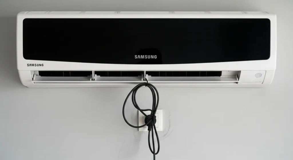 삼성 벽걸이 에어컨 전원고장