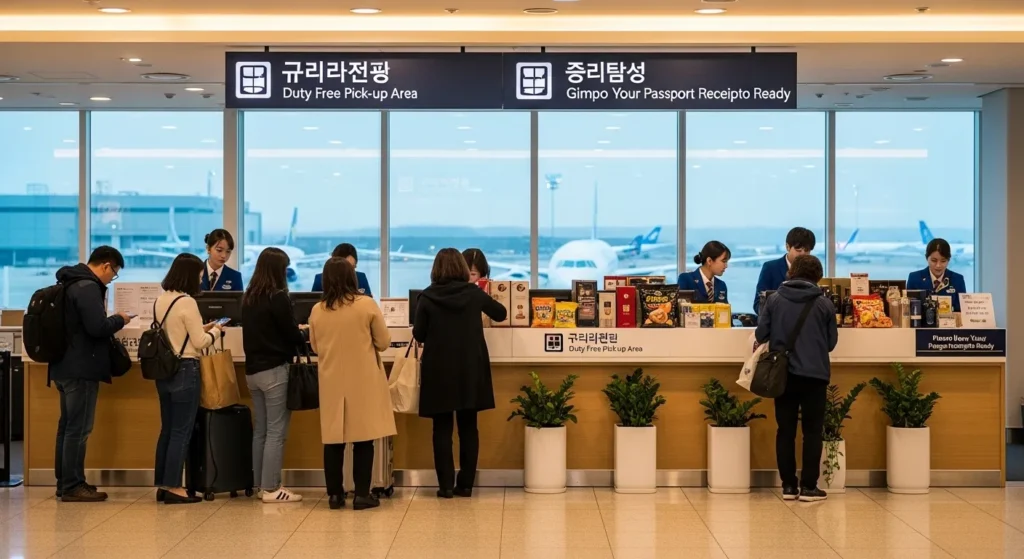 김포공항 면세품 인도장
